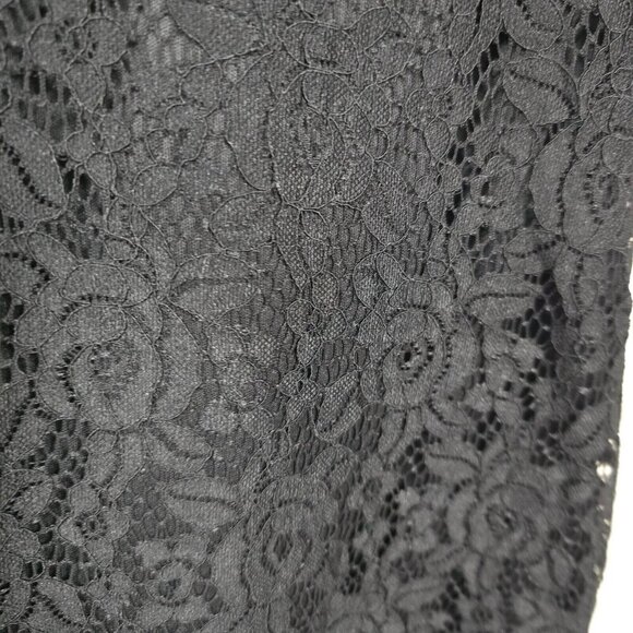 Whimsigoth Lace Mini Dress Black Flare Sleeve Fairycore‎ Goth Womens Small - Picture 3 of 16